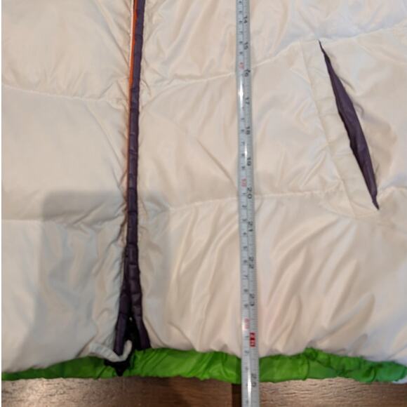 Kjus White Backflip Reversible Down Water-repellent Windproof Jacket, size M - Picture 9 of 11